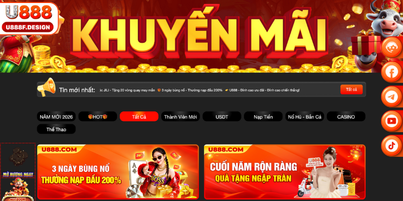 Lưu ý khi sử dụng chương trình khuyến mãi U888